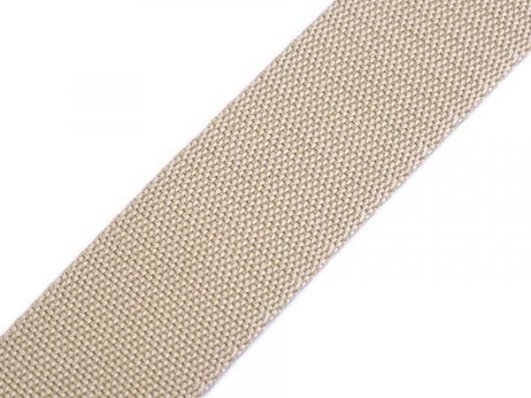Gurtband Uni 40 mm breit Beige
